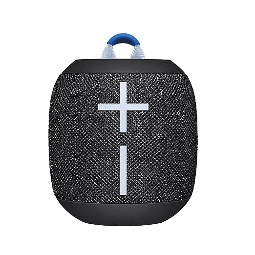 Ultimate Ears WONDERBOOM 3, Small Portable Wireless Bluetooth Speaker, Big Bass 360-Degree Sound for Outdoors, Waterproof, Dustproof IP67, Floatable, 40 m Range - Black Ultimate Ears WONDERBOOM 3, Small Portable Wireless Bluetooth Speaker, Big Bass 360-Degree Sound for Outdoors, Waterproof, Dustproof IP67, Floatable, 40 m Range - Black